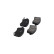 Kit de plaquettes de frein, frein à disque KBP-4028 Kavo parts, Vignette 3