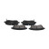 Kit de plaquettes de frein, frein à disque KBP-4028 Kavo parts, Vignette 4