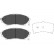 Kit de plaquettes de frein, frein à disque KBP-4514 Kavo parts