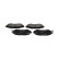 Kit de plaquettes de frein, frein à disque KBP-4514 Kavo parts, Vignette 4