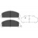 Kit de plaquettes de frein, frein à disque KBP-4515 Kavo parts, Vignette 2