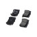 Kit de plaquettes de frein, frein à disque KBP-4517 Kavo parts, Vignette 3