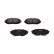 Kit de plaquettes de frein, frein à disque KBP-4521 Kavo parts, Vignette 2