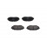 Kit de plaquettes de frein, frein à disque KBP-4521 Kavo parts, Vignette 4