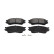 Kit de plaquettes de frein, frein à disque KBP-4529 Kavo parts, Vignette 2