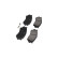 Kit de plaquettes de frein, frein à disque KBP-4529 Kavo parts, Vignette 3
