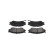 Kit de plaquettes de frein, frein à disque KBP-4529 Kavo parts, Vignette 4