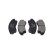 Kit de plaquettes de frein, frein à disque KBP-4534 Kavo parts, Vignette 4