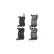 Kit de plaquettes de frein, frein à disque KBP-4539 Kavo parts, Vignette 5
