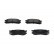 Kit de plaquettes de frein, frein à disque KBP-4543 Kavo parts, Vignette 2