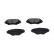 Kit de plaquettes de frein, frein à disque KBP-4546 Kavo parts, Vignette 2