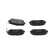 Kit de plaquettes de frein, frein à disque KBP-4551 Kavo parts, Vignette 4