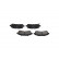 Kit de plaquettes de frein, frein à disque KBP-4560 Kavo parts, Vignette 4