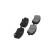 Kit de plaquettes de frein, frein à disque KBP-4579 Kavo parts