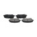 Kit de plaquettes de frein, frein à disque KBP-4579 Kavo parts, Vignette 2