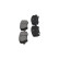 Kit de plaquettes de frein, frein à disque KBP-4579 Kavo parts, Vignette 3