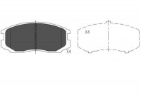 Kit de plaquettes de frein, frein à disque KBP-5505 Kavo parts