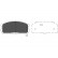Kit de plaquettes de frein, frein à disque KBP-5524 Kavo parts