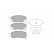 Kit de plaquettes de frein, frein à disque KBP-5548 Kavo parts