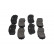 Kit de plaquettes de frein, frein à disque KBP-5548 Kavo parts, Vignette 5