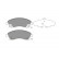 Kit de plaquettes de frein, frein à disque KBP-5549 Kavo parts, Vignette 2
