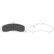 Kit de plaquettes de frein, frein à disque KBP-6505 Kavo parts