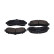 Kit de plaquettes de frein, frein à disque KBP-6505 Kavo parts, Vignette 2