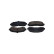 Kit de plaquettes de frein, frein à disque KBP-6505 Kavo parts, Vignette 4