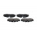 Kit de plaquettes de frein, frein à disque KBP-6506 Kavo parts, Vignette 4