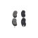Kit de plaquettes de frein, frein à disque KBP-6518 Kavo parts, Vignette 5