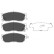Kit de plaquettes de frein, frein à disque KBP-6526 Kavo parts, Vignette 2
