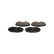 Kit de plaquettes de frein, frein à disque KBP-6553 Kavo parts, Vignette 4