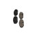 Kit de plaquettes de frein, frein à disque KBP-6553 Kavo parts, Vignette 5