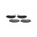 Kit de plaquettes de frein, frein à disque KBP-6574 Kavo parts, Vignette 4