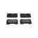 Kit de plaquettes de frein, frein à disque KBP-6581 Kavo parts, Vignette 4