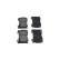 Kit de plaquettes de frein, frein à disque KBP-6581 Kavo parts, Vignette 5