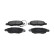 Kit de plaquettes de frein, frein à disque KBP-6586 Kavo parts, Vignette 2