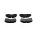 Kit de plaquettes de frein, frein à disque KBP-6598 Kavo parts, Vignette 4