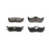 Kit de plaquettes de frein, frein à disque KBP-6606 Kavo parts, Vignette 2