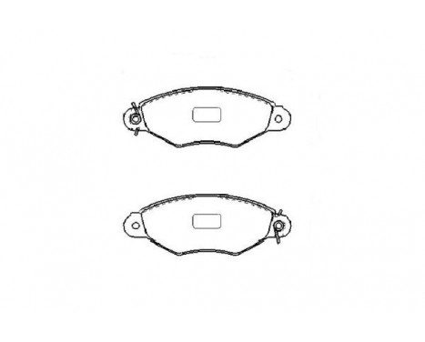 Kit de plaquettes de frein, frein à disque KBP-6608 Kavo parts