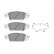 Kit de plaquettes de frein, frein à disque KBP-6617 Kavo parts, Vignette 2