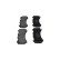 Kit de plaquettes de frein, frein à disque KBP-6627 Kavo parts, Vignette 4