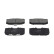 Kit de plaquettes de frein, frein à disque KBP-8003 Kavo parts, Vignette 2