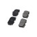 Kit de plaquettes de frein, frein à disque KBP-8003 Kavo parts, Vignette 3