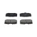 Kit de plaquettes de frein, frein à disque KBP-8003 Kavo parts, Vignette 4
