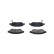 Kit de plaquettes de frein, frein à disque KBP-8510 Kavo parts, Vignette 4