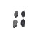 Kit de plaquettes de frein, frein à disque KBP-8510 Kavo parts, Vignette 5