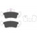 Kit de plaquettes de frein, frein à disque KBP-8514 Kavo parts