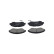 Kit de plaquettes de frein, frein à disque KBP-8533 Kavo parts, Vignette 4