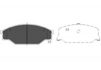 Kit de plaquettes de frein, frein à disque KBP-9001 Kavo parts